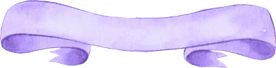 Watercolor Ribbon Banner Violet