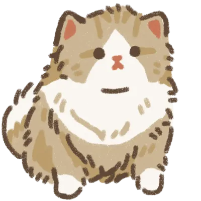Fluffy cat