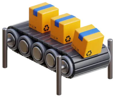 Conveyor Belt 3D icon