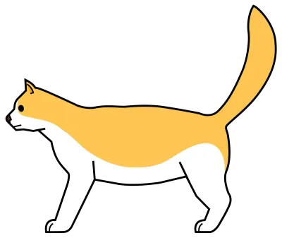 고양이 캐릭터 일러스트