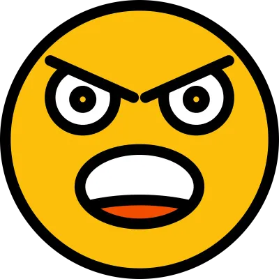 Angry Face Emoji
