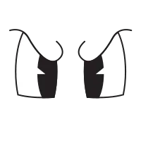 cartoon eyes vector
