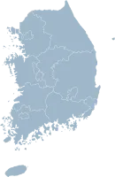 South Korea map