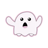 Halloween Ghost Sticker