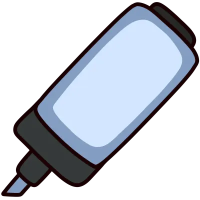 Blue highlighter