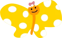 Butterfly kid illustration