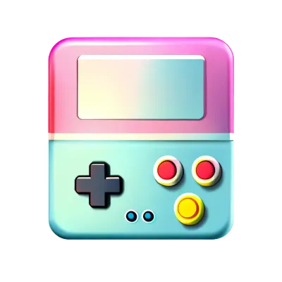 Technology element in 3D style