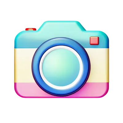 Technology element in 3D style