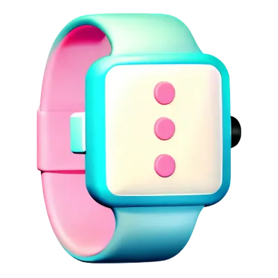 Technology element in 3D style