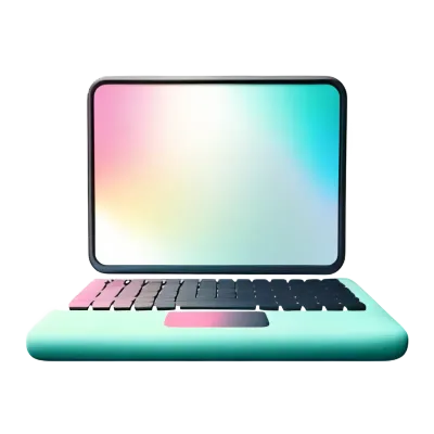Technology element in 3D style