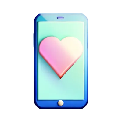 Technology element in 3D style