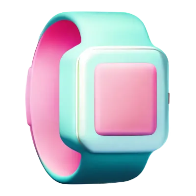 Technology element in 3D style
