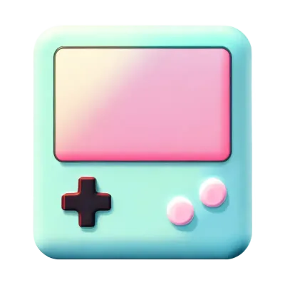 Technology element in 3D style