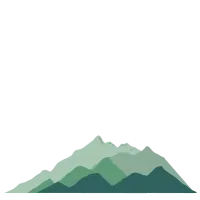 mountain hiking vector