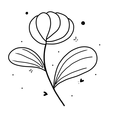 leaf lineart