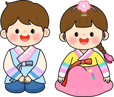 앉은한복아이