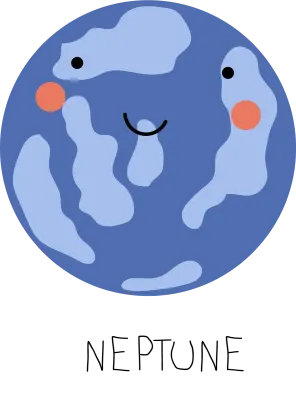 Solar system Stars Saturn, Mercury, Neptune, Uranus, Sun, Earth, Plutolipart kawaii clip