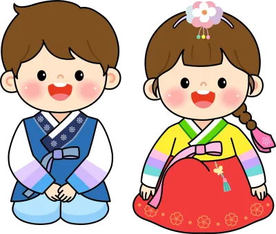 앉은한복아이
