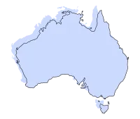 Australia map 3d