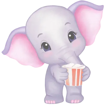 Elephant baby cute cartoon