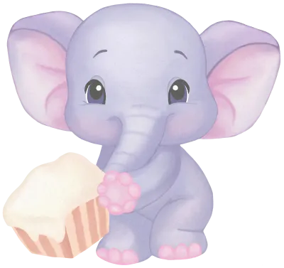 Elephant baby cute cartoon