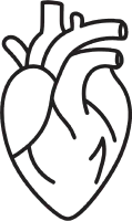 Healthy Heart Vector Icon Design