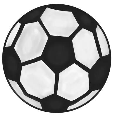 ball isolated on white