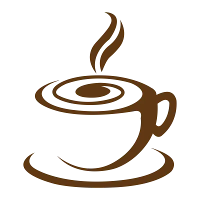 coffee cup icon logo vector design template