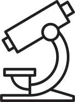 Microscope Icon Illustration
