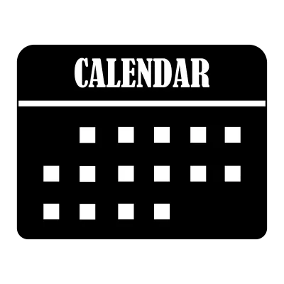 calendar icon logo vector design template