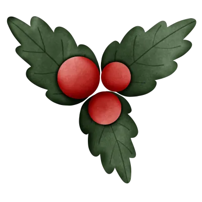 Christmas leaf