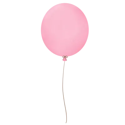 Pink Valentine balloons, for decoration invitation and greetings