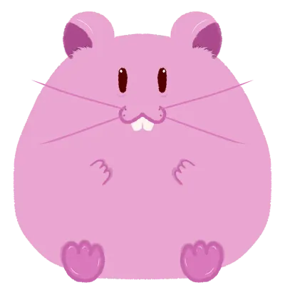 Cartoon hamster
