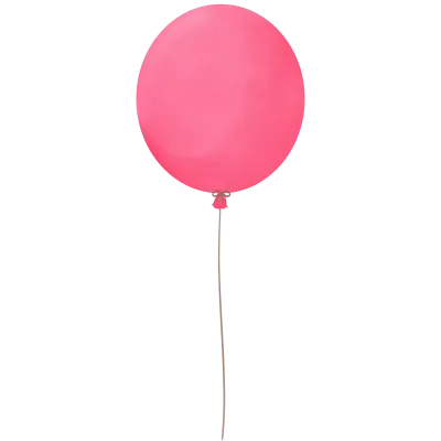 Pink Valentine balloons, for decoration invitation and greetings