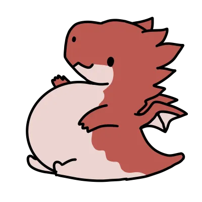 Cute blue dragon characters and illustrations