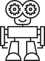 Robot Character Icon