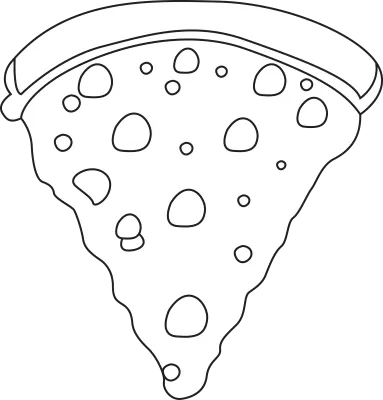 illustration of pizza