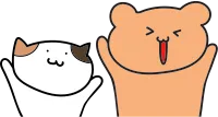 낙서같은 동물들 일러스트