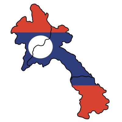 Laos's map