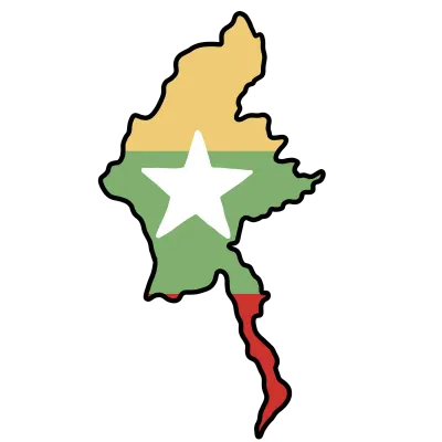 Myanmar's map