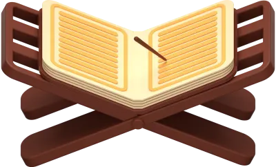 3D Render Opened Al-Qur'an