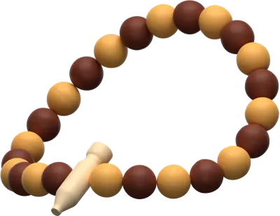 3D Render Prayer Beads