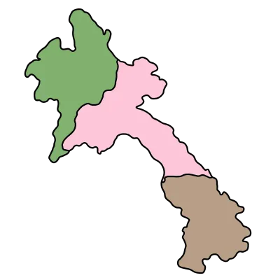 Laos's map