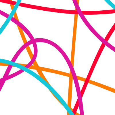 Colourful graphic lines background