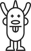 Funny Monster Character
