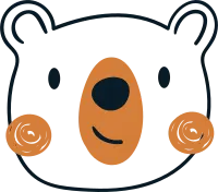 Childish Bear Head