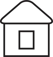 Home Icon Line Art