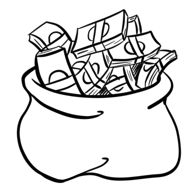 돈다발 돈 뭉치