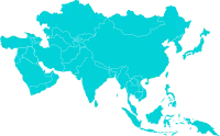 asia map 아시아 지도