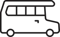 Minibus Line Icon